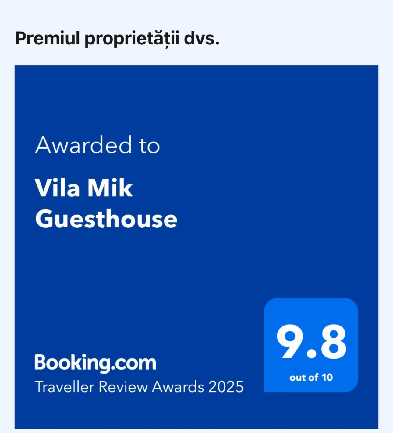 Vila Mik Guesthouse Sacele Luaran gambar